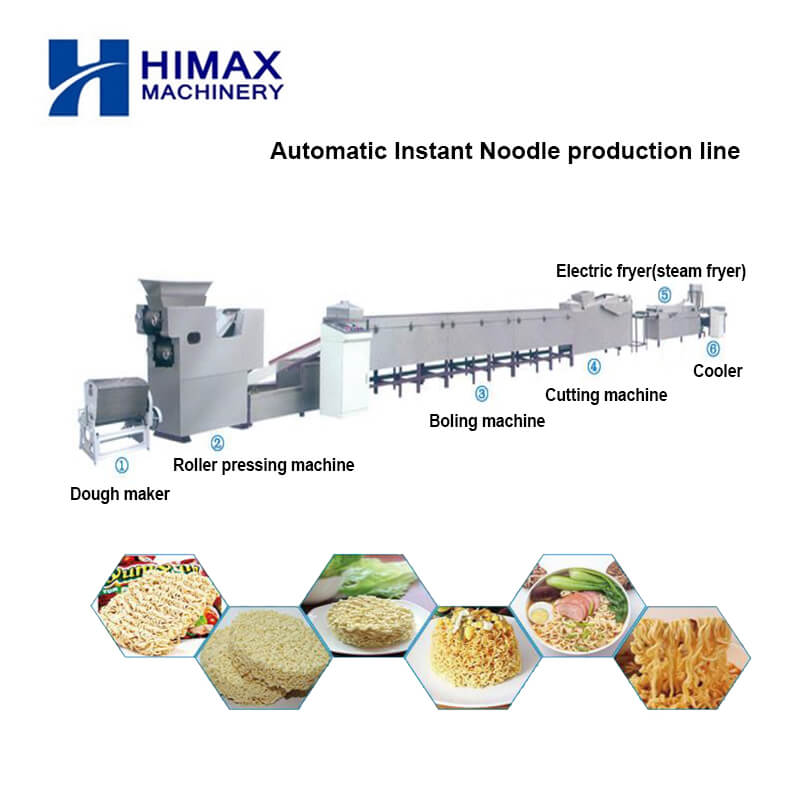 Automatic Fried Indomie Instant Noodle Food Production Line Noodle