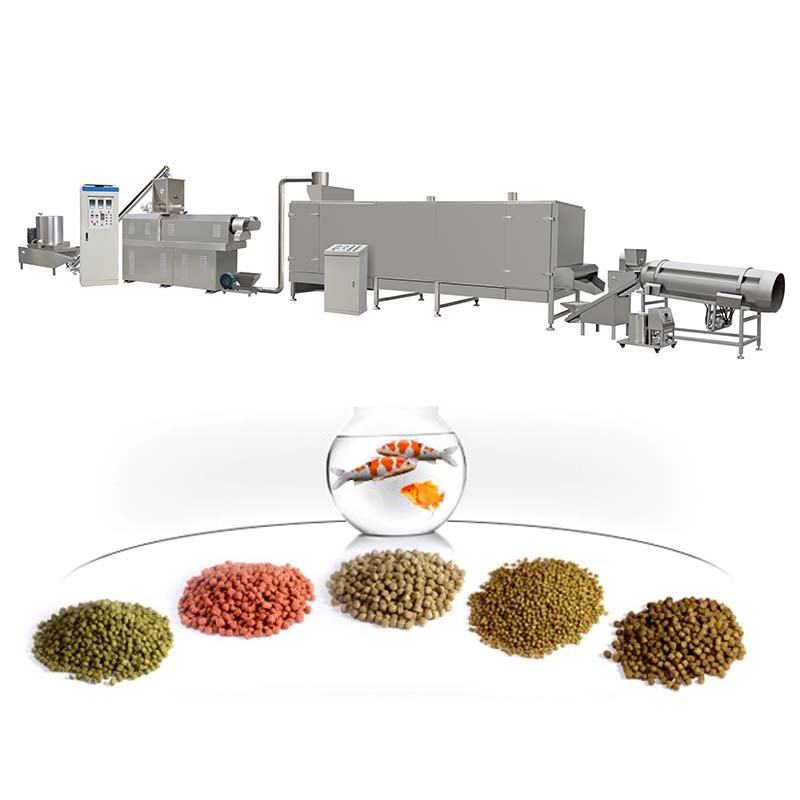 Barisan Pengeluaran Makanan Ikan