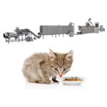 500kg/hora Línea de procesamiento de alimentos para gatos
