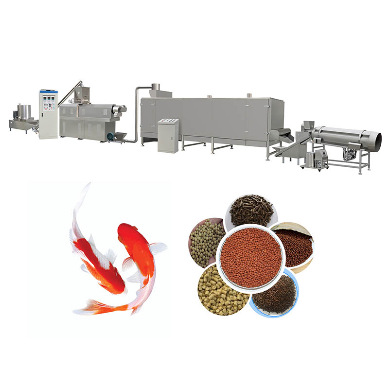Línea de producción de alimentación de peces flotantes