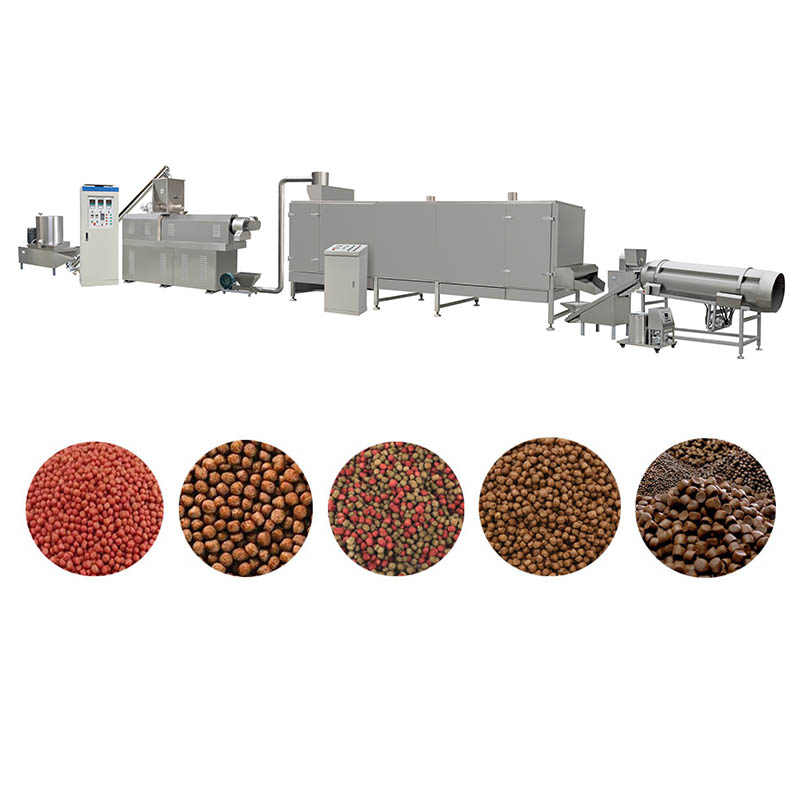 500กิโลกรัม/ชั่วโมง สายการผลิตอาหารปลาจม